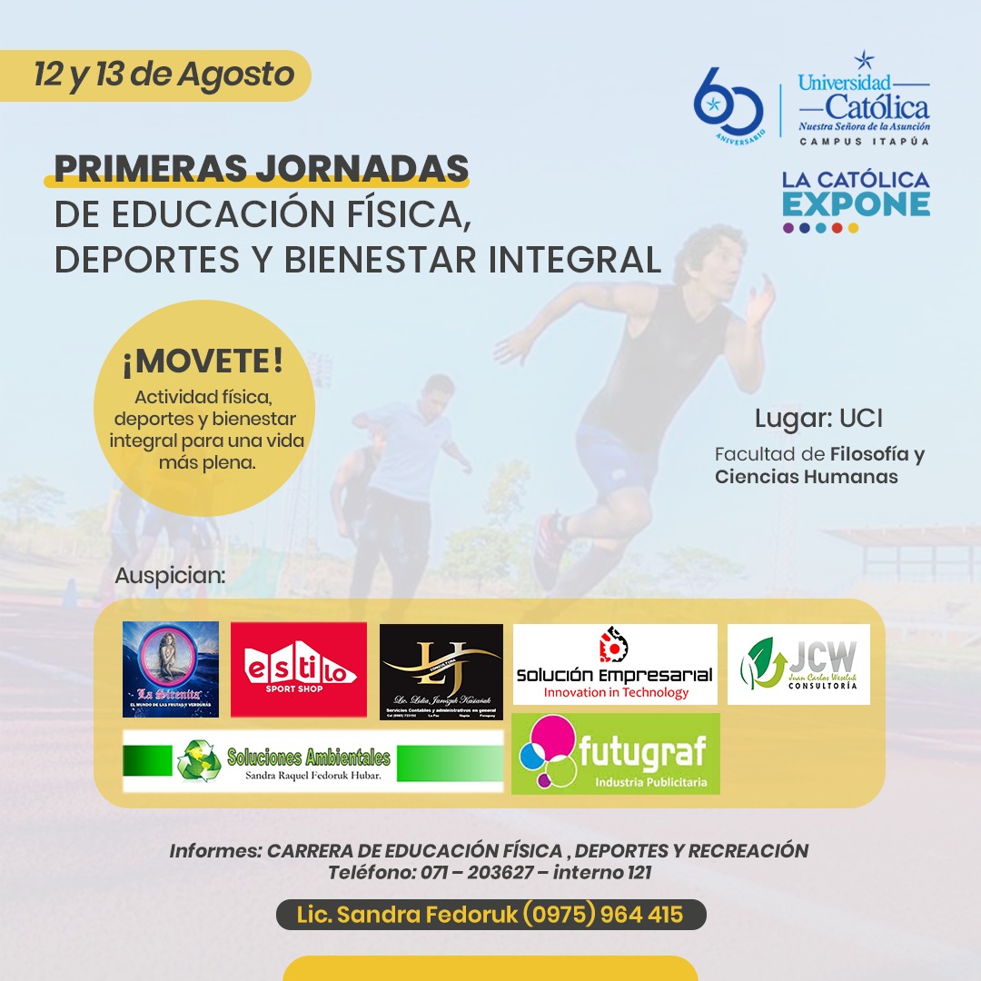 Primeras Jornadas de Educación Física, Deportes y Bienestar Integral